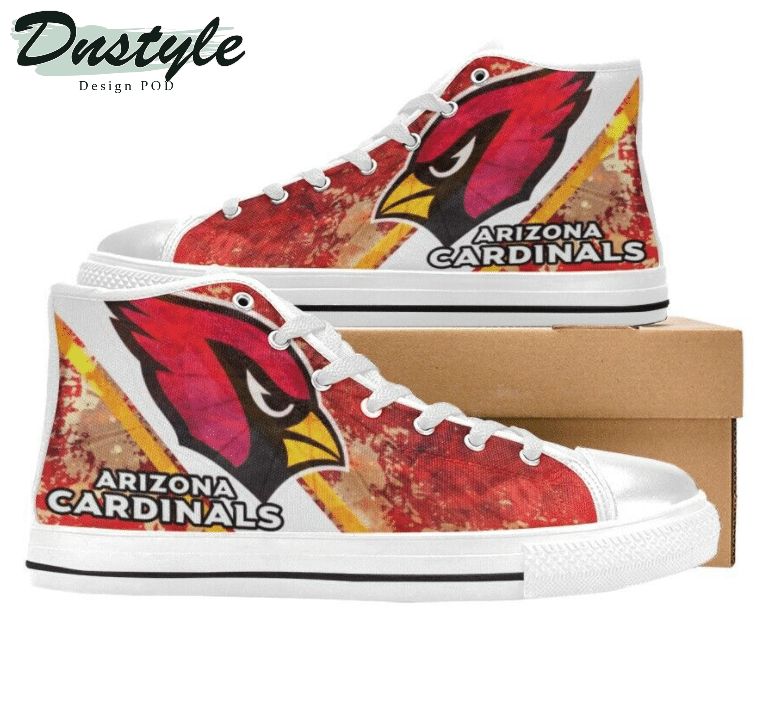 Arizona Cardinals NFL Football 12 Canvas High Top Shoes