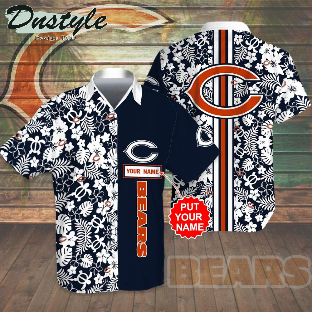 Personalized Chicago Bears Hawaiian Shirt And Short