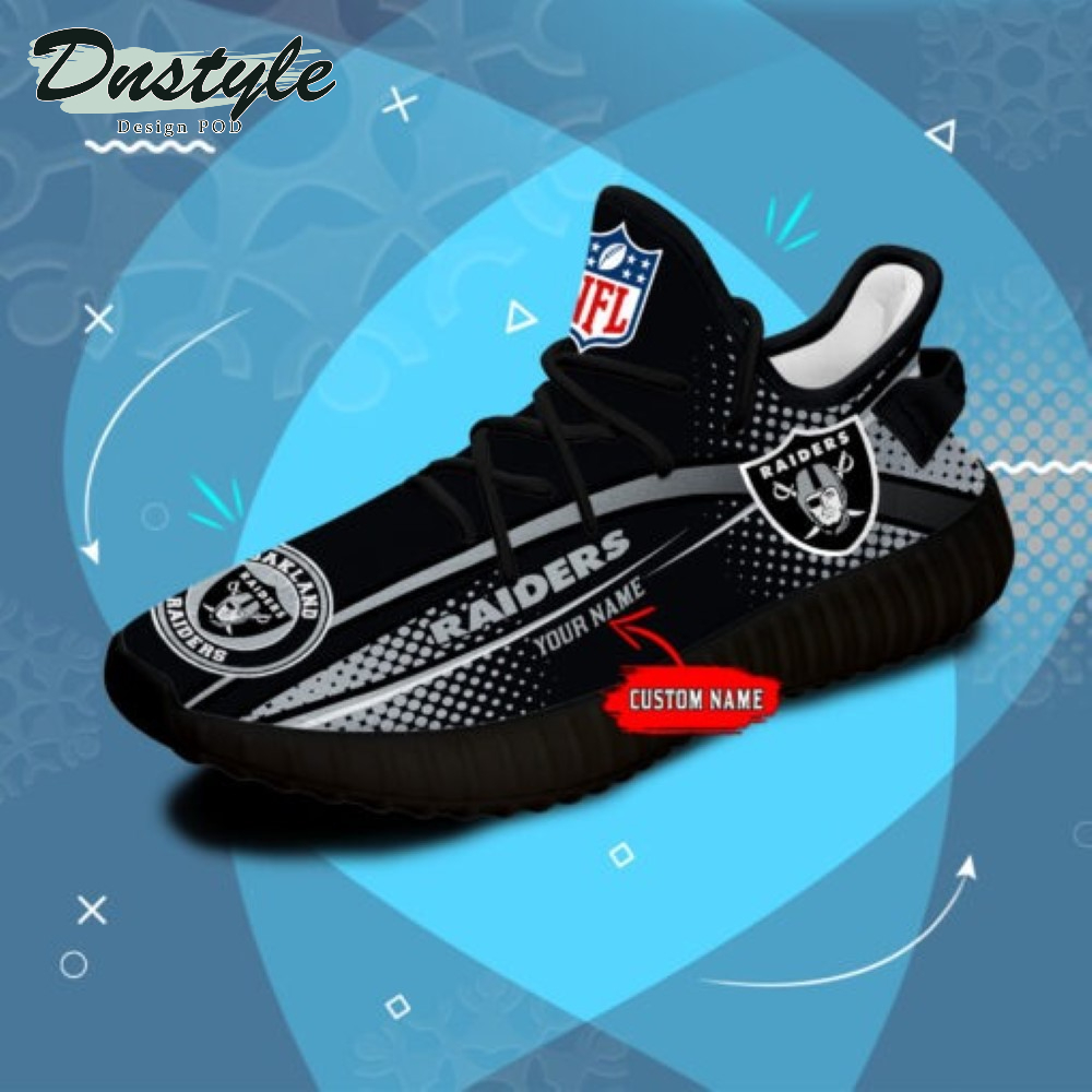 Las Vegas Raiders Personalized Yeezy Boots Sneakers