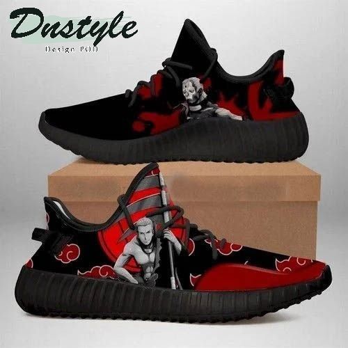 Akatsuki Hidan Naruto Black Yeezy Shoes Sneakers