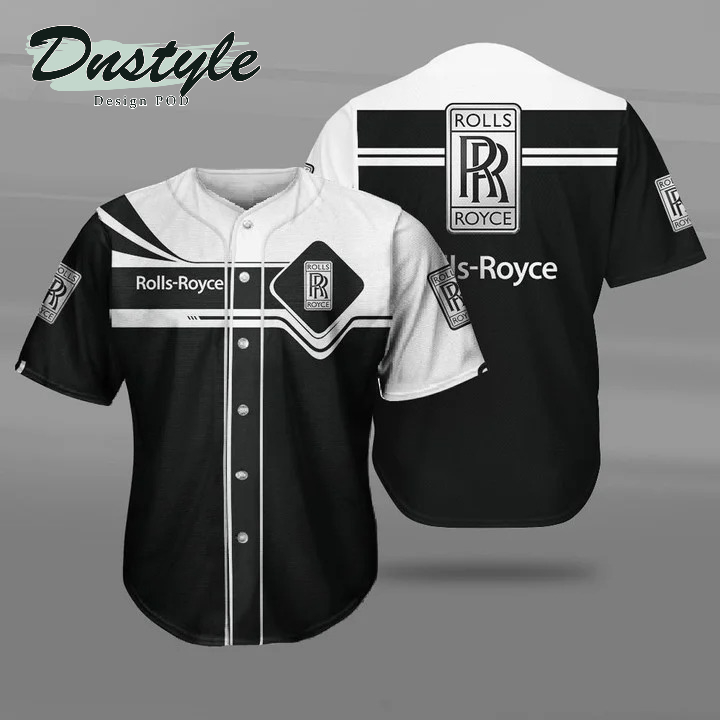 Rolls Royce 3d Baseball Jersey