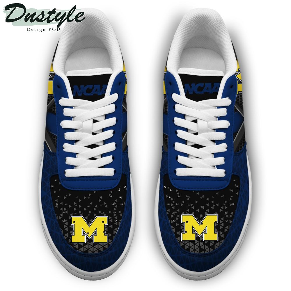 Michigan Wolverines NCAA Air Force 1 Shoes Sneaker