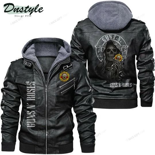 Guns Roses skull leather jacket