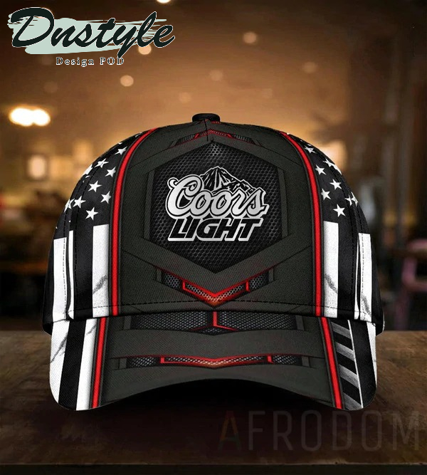 US Flag Coors Light Beer Classic Cap