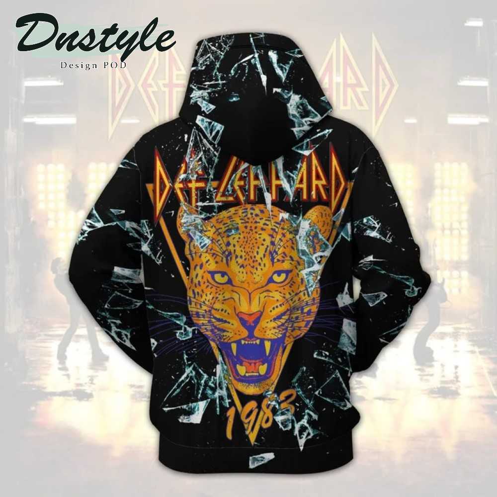 Def Leppard Rock Band 3d all over printed hoodie