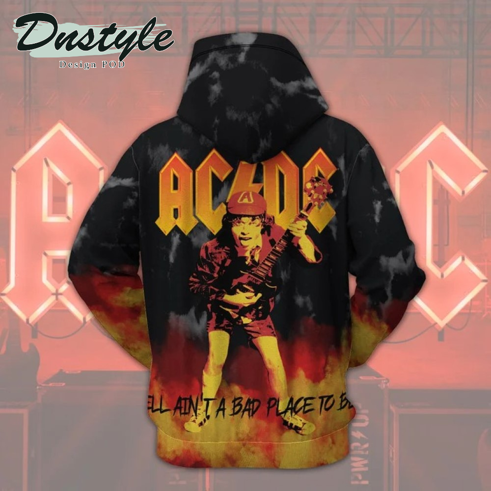ACDC highway to hell 3d all over printed hoodie