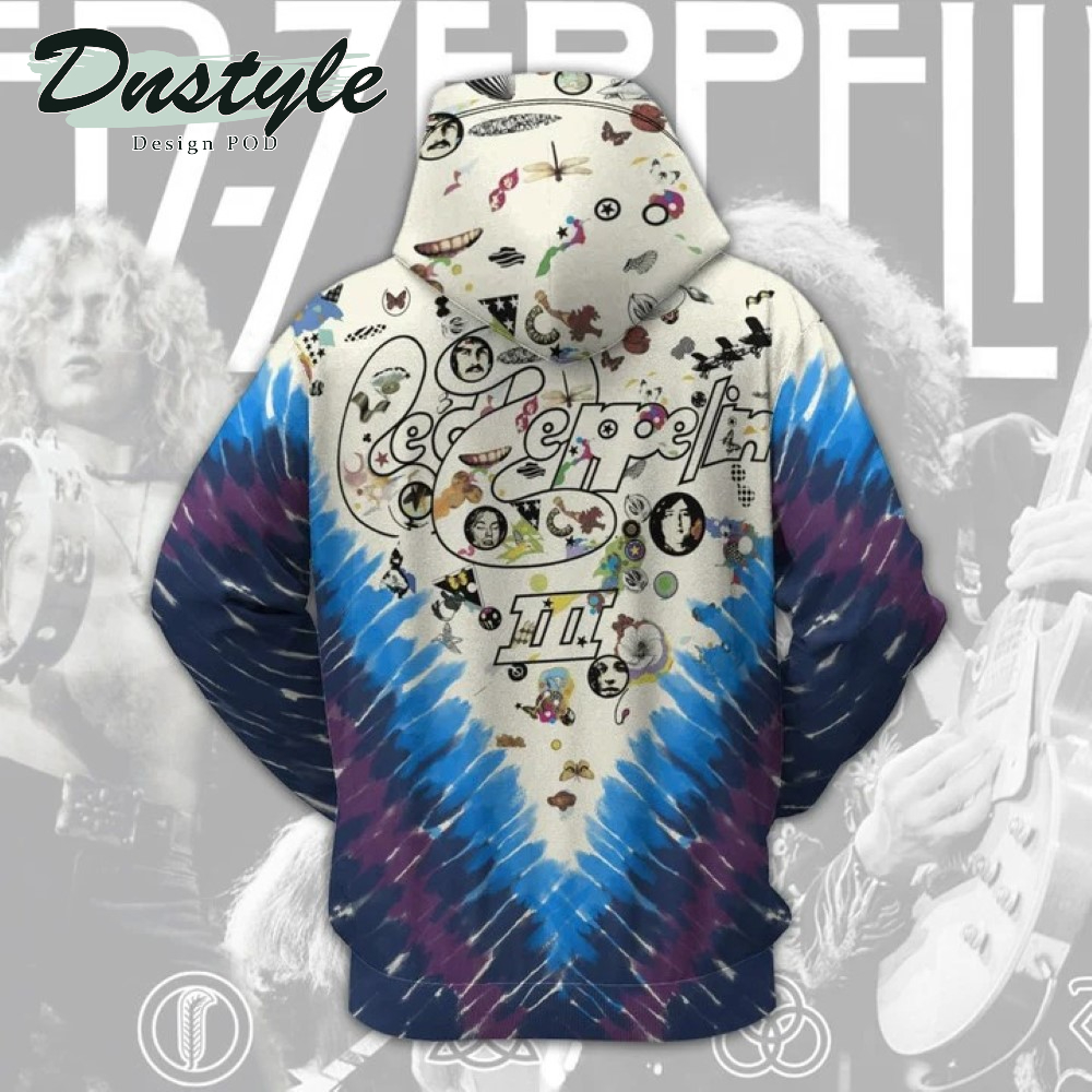 Led Zeppelin 3d all over printed hoodie
