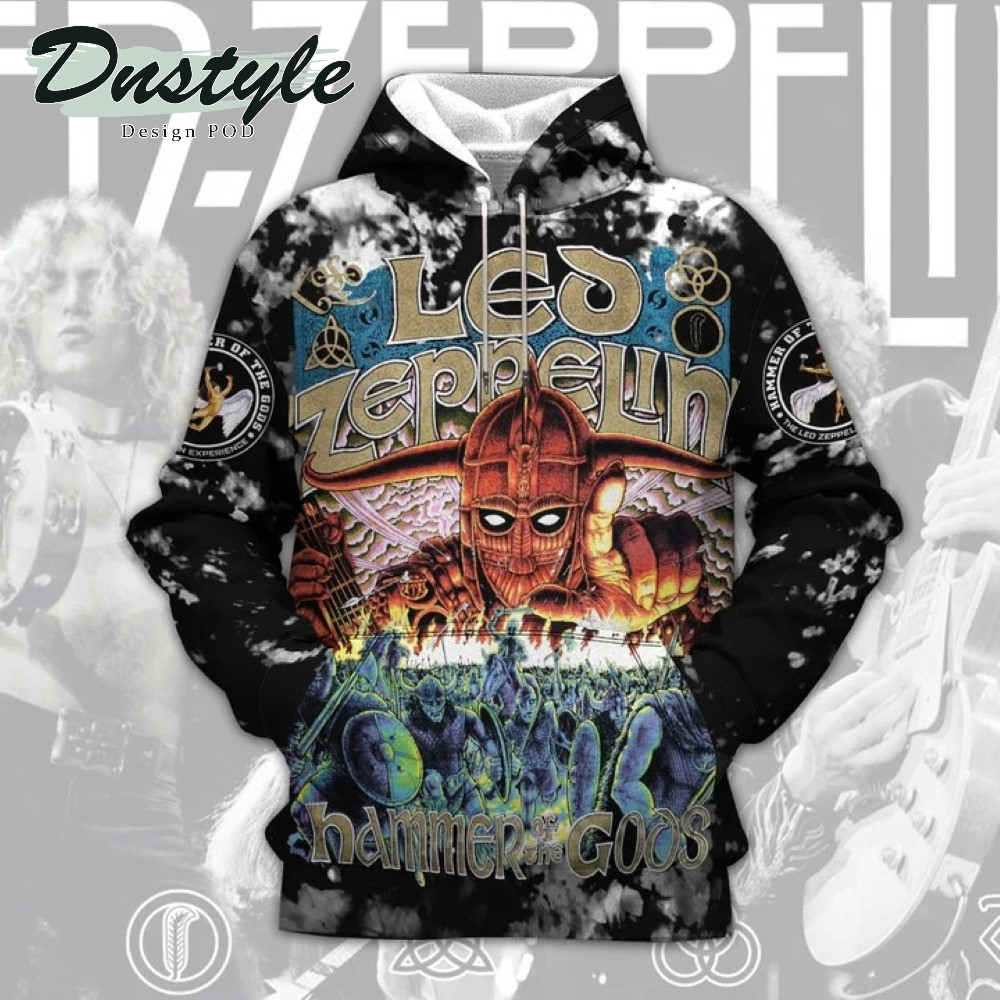 Led Zeppelin we are your overlords 3d all over printed hoodie