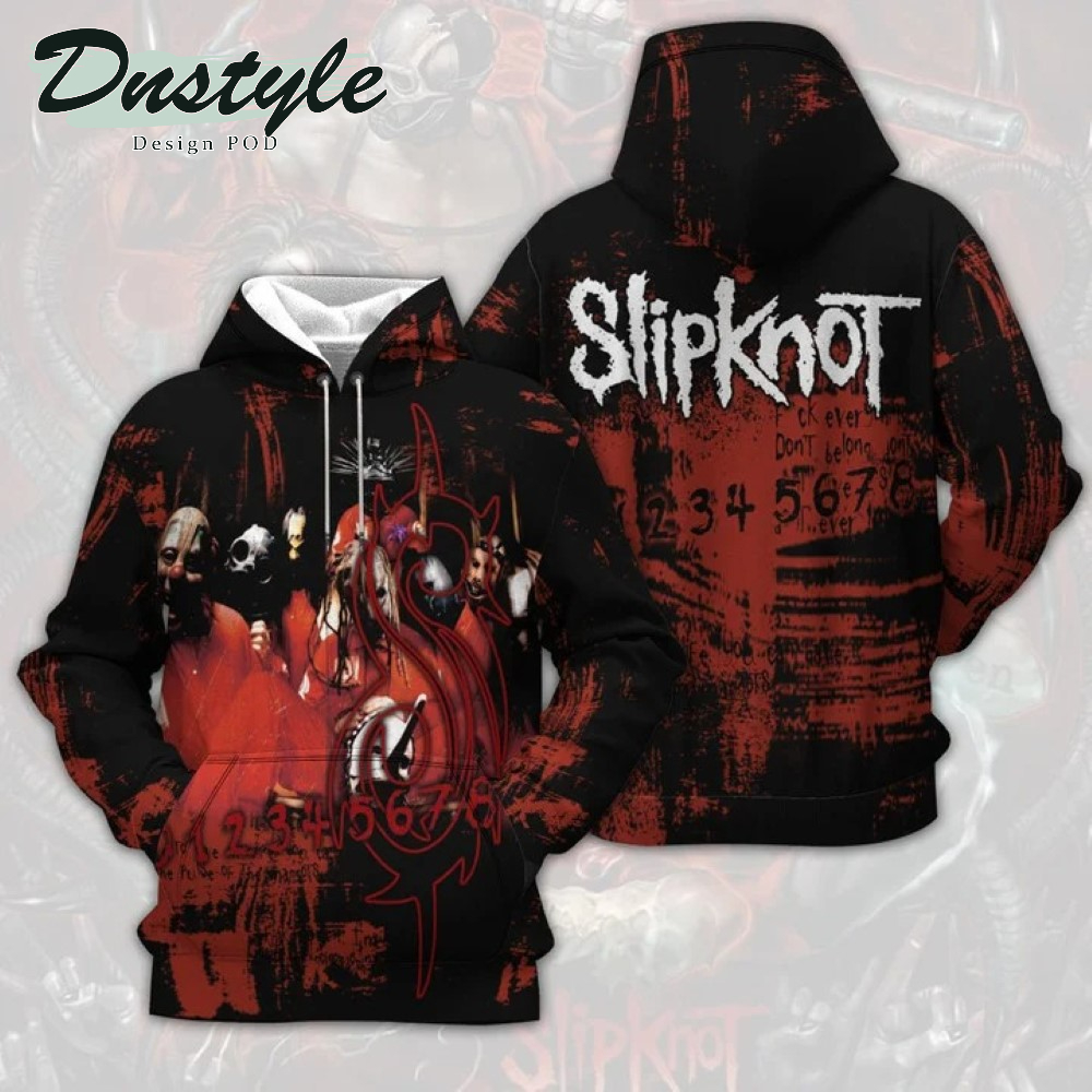 Slipknot Three Nil 3d all over printed hoodie