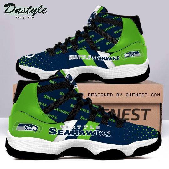 Seattle Seahawks Air Jordan 11 Shoes Sneaker