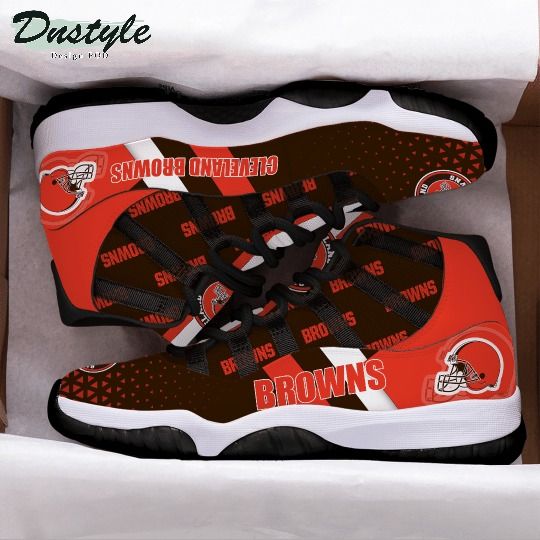 Cleveland Browns Air Jordan 11 Shoes Sneaker