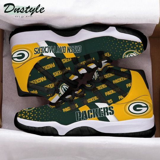 Green Bay Packers Air Jordan 11 Shoes Sneaker