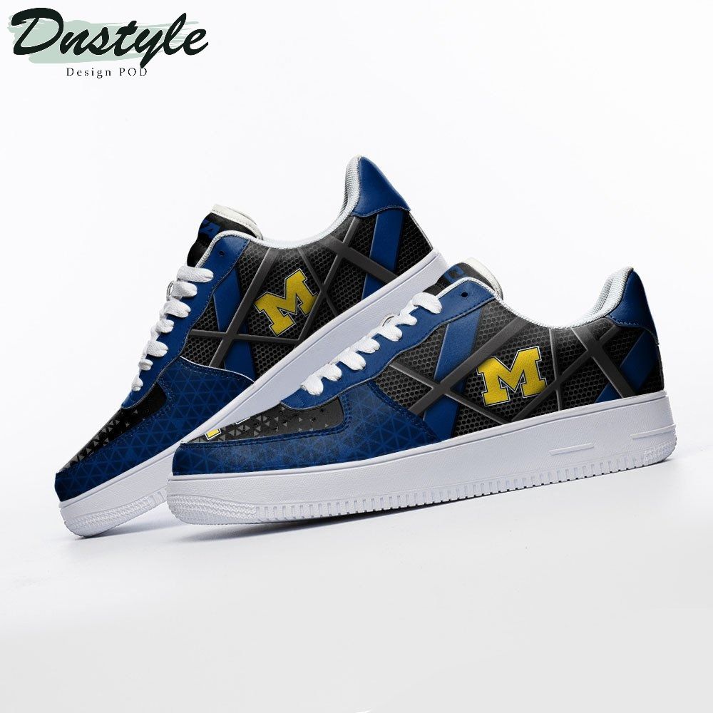 Michigan Wolverines NCAA Air Force 1 Shoes Sneaker