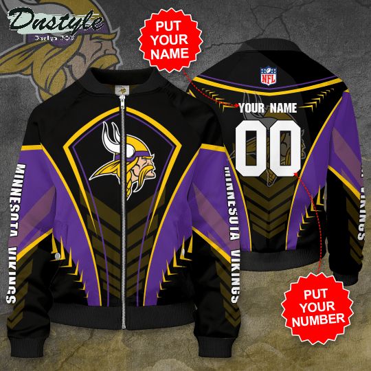 Personalized Minnesota Vikings Bomber Jacket