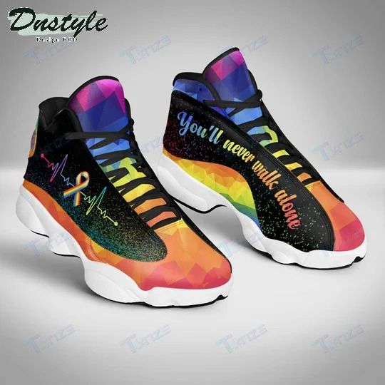 LGBT You'll Never Walk Alone Air Jordan 13 Shoes Sneaker