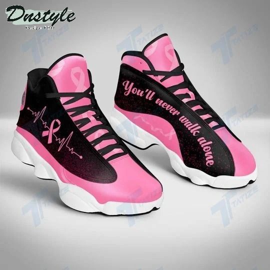 Breast Cancer You'll Never Walk Alone Air Jordan 13 Shoes Sneaker