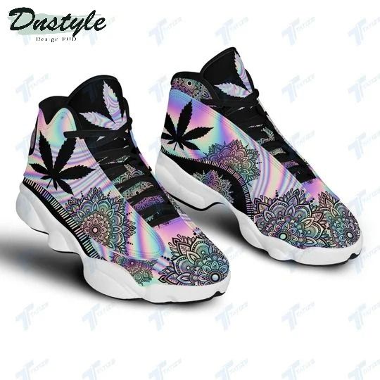 Hologram Mandala Weed Air Jordan 13 Shoes Sneaker