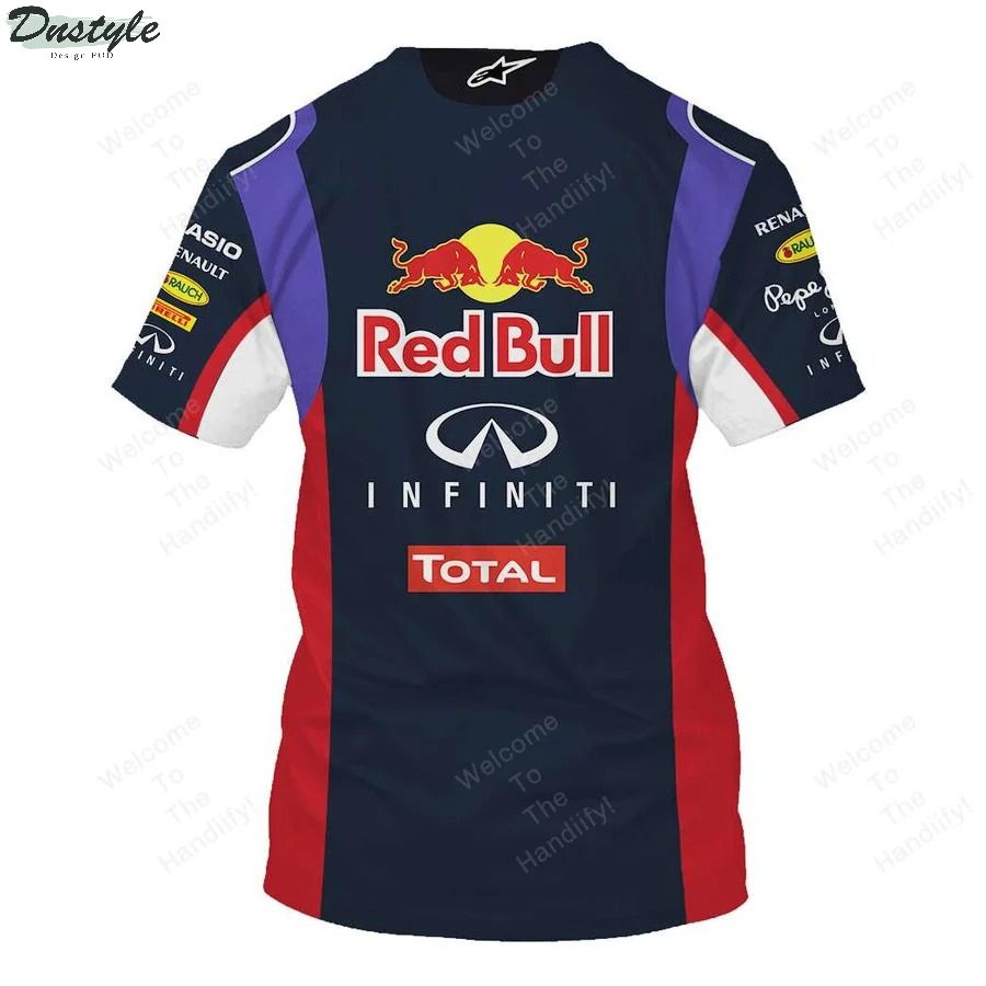 Vettel Infiniti Pepe Jeans Red Bull Racing All Over Print 3D Hoodie