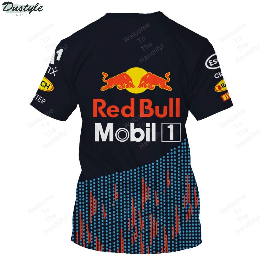 Red Bull Honda Mobil 1 F1 Racing All Overprint 3D Hoodie