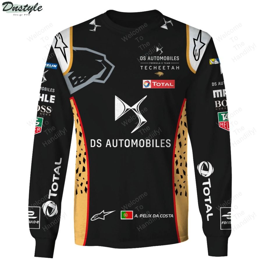 Antonio Felix Da Costa Ds Automobiles Formula E Team Techeetah All Over Print 3D Hoodie