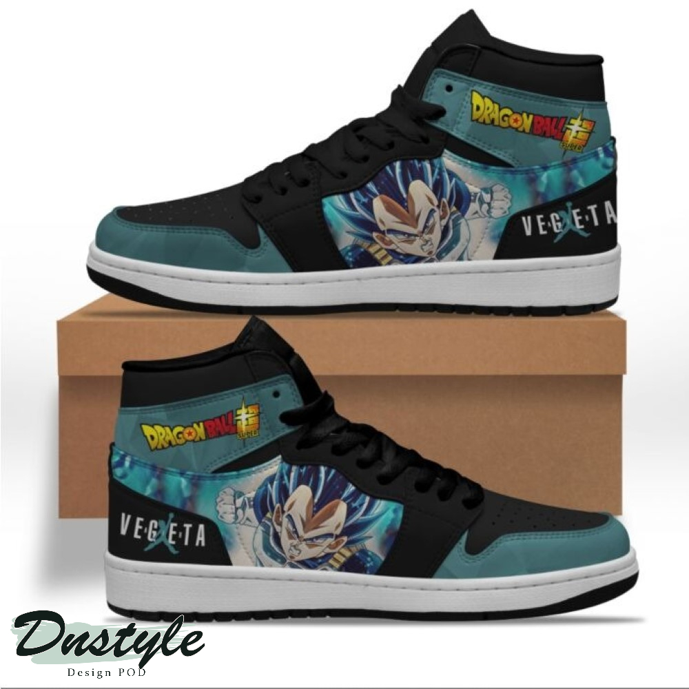 Vegeta Shoes Air DBZ Anime High Air Jordan Sneaker Shoes