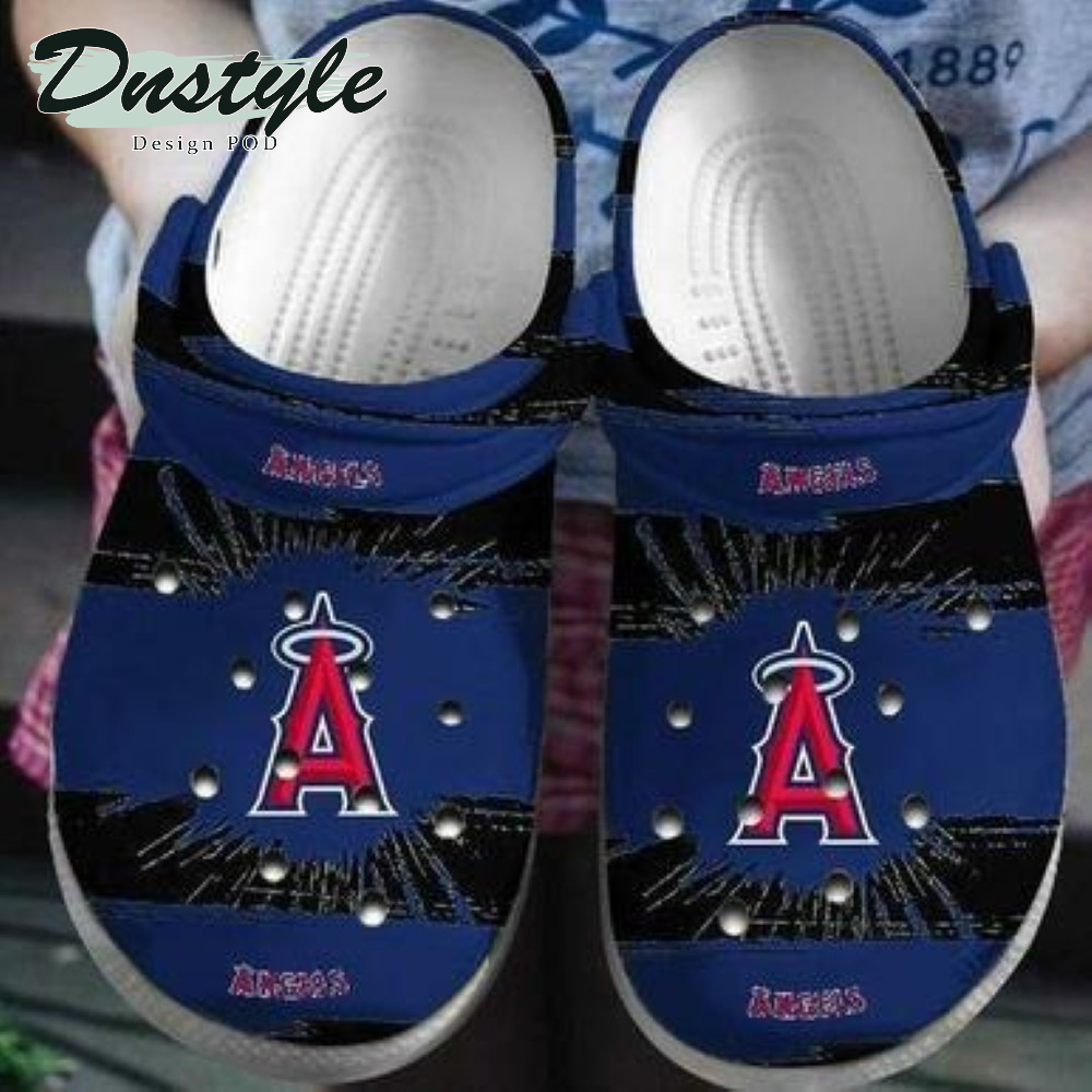 Los Angeles Angels Of Anaheim Personalized Crocs Crocband Clogs