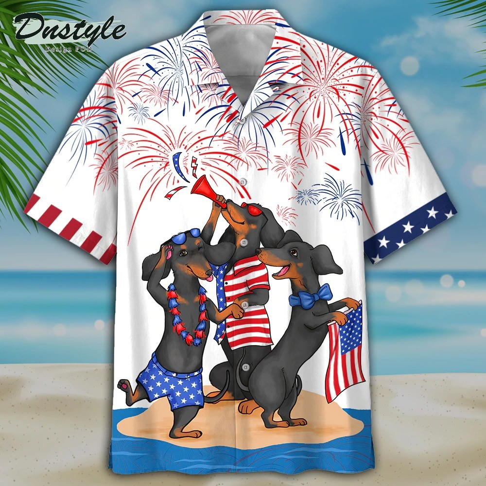 Penguins 4th of July Hawaiian Shirt