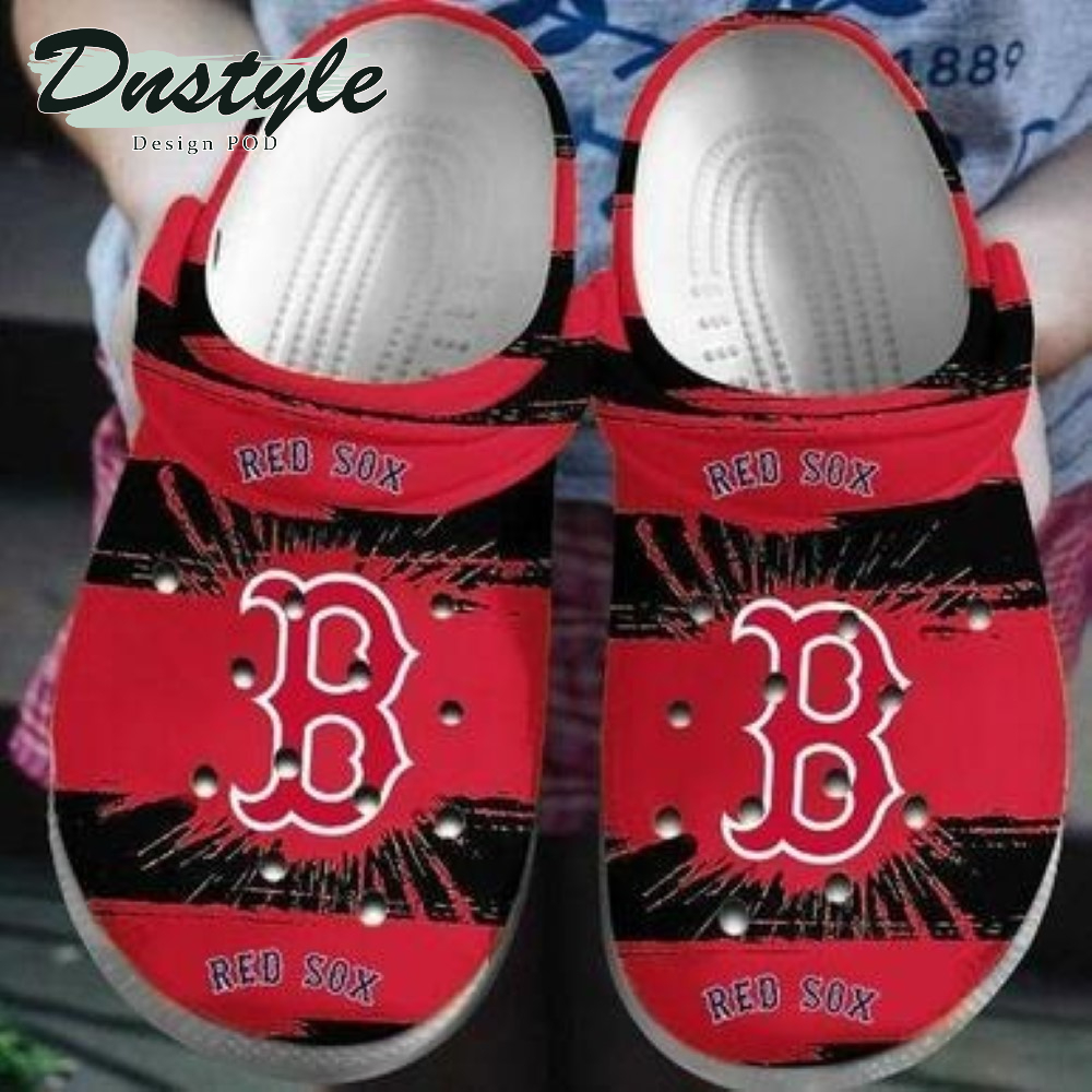 Personalized Boston Red Sox Crocs Crocband Clogs