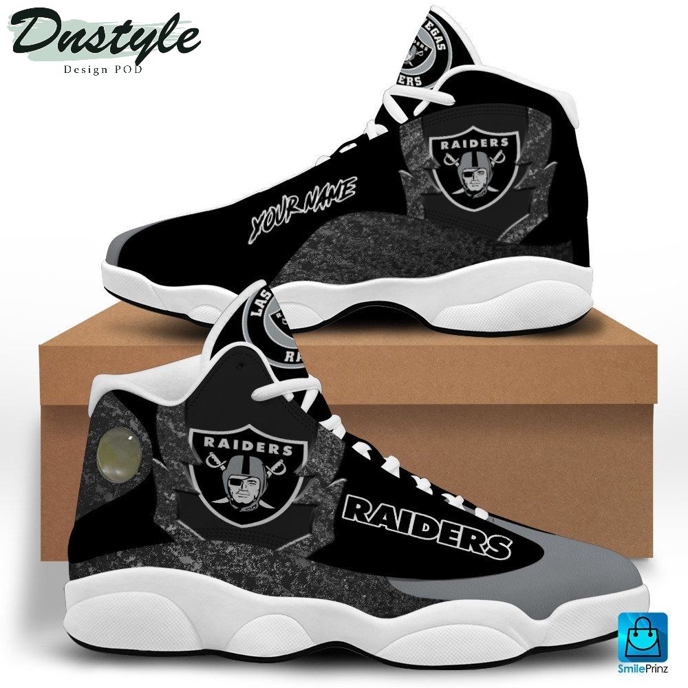 Las Vegas Raiders Custom Name Air Jordan 13 Shoes Sneaker