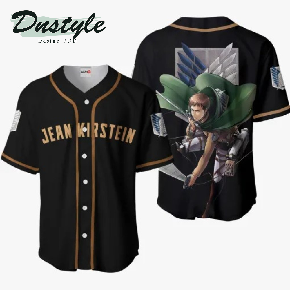 Jean Kirstein Anime Baseball Jersey
