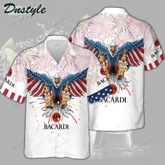 Bacardi 4th of July Hawaiian Shirt