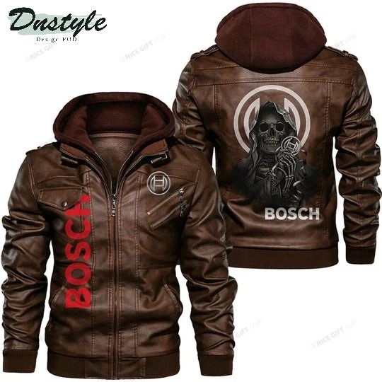 Bosch skull leather jacket