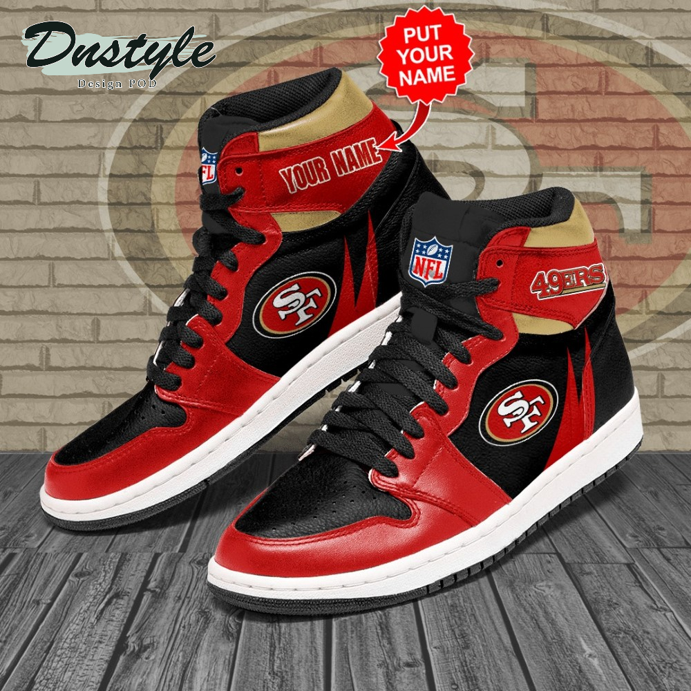San Francisco 49ers NFL Air Jordan High Top Sneaker