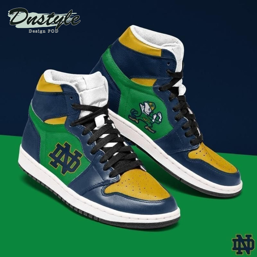 Notre Dame Fighting Irish Air Jordan High Top Sneaker