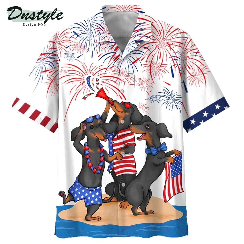Dachshund Independence Day Is Coming Hawaiian Shirt