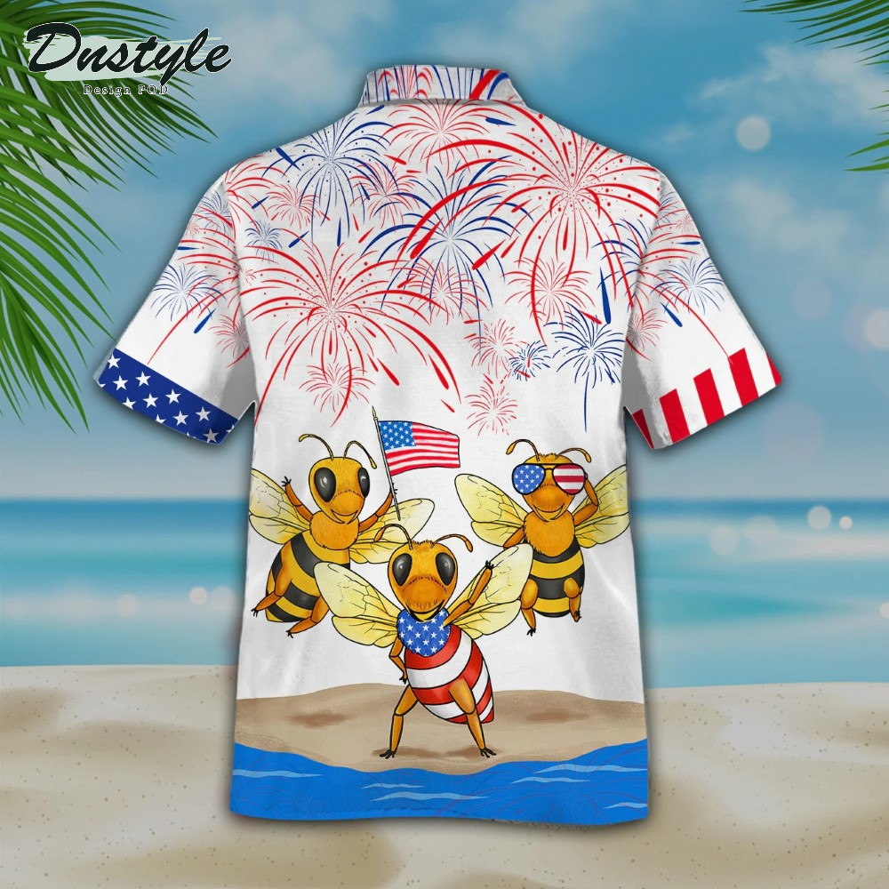 BEE'S Independence Day Hawaiian Shirt