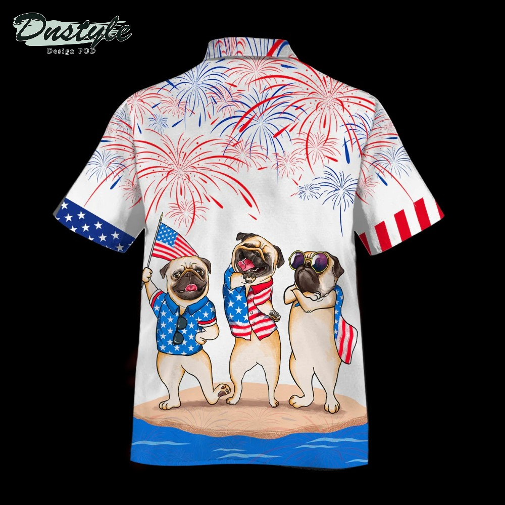 PUG Independence Day Is Coming Hawaiian Shirt