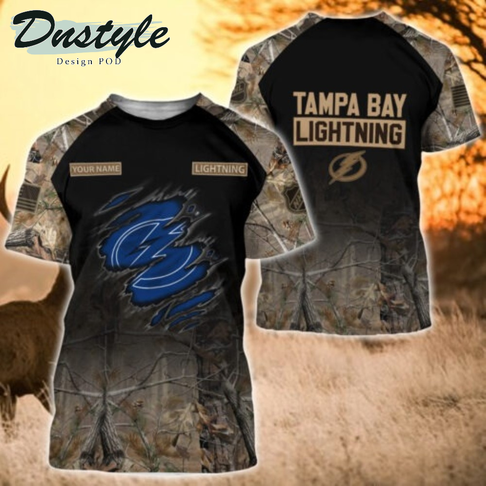 Tampa Bay Lightning Hunting Personalized 3D Hoodie