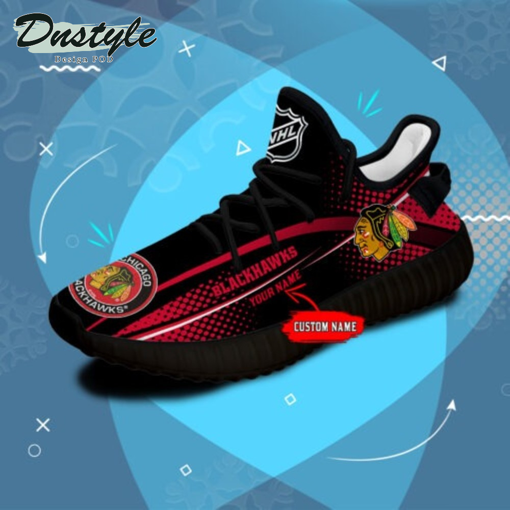 Chicago Blackhawks Personalized Yeezy Boots Sneakers