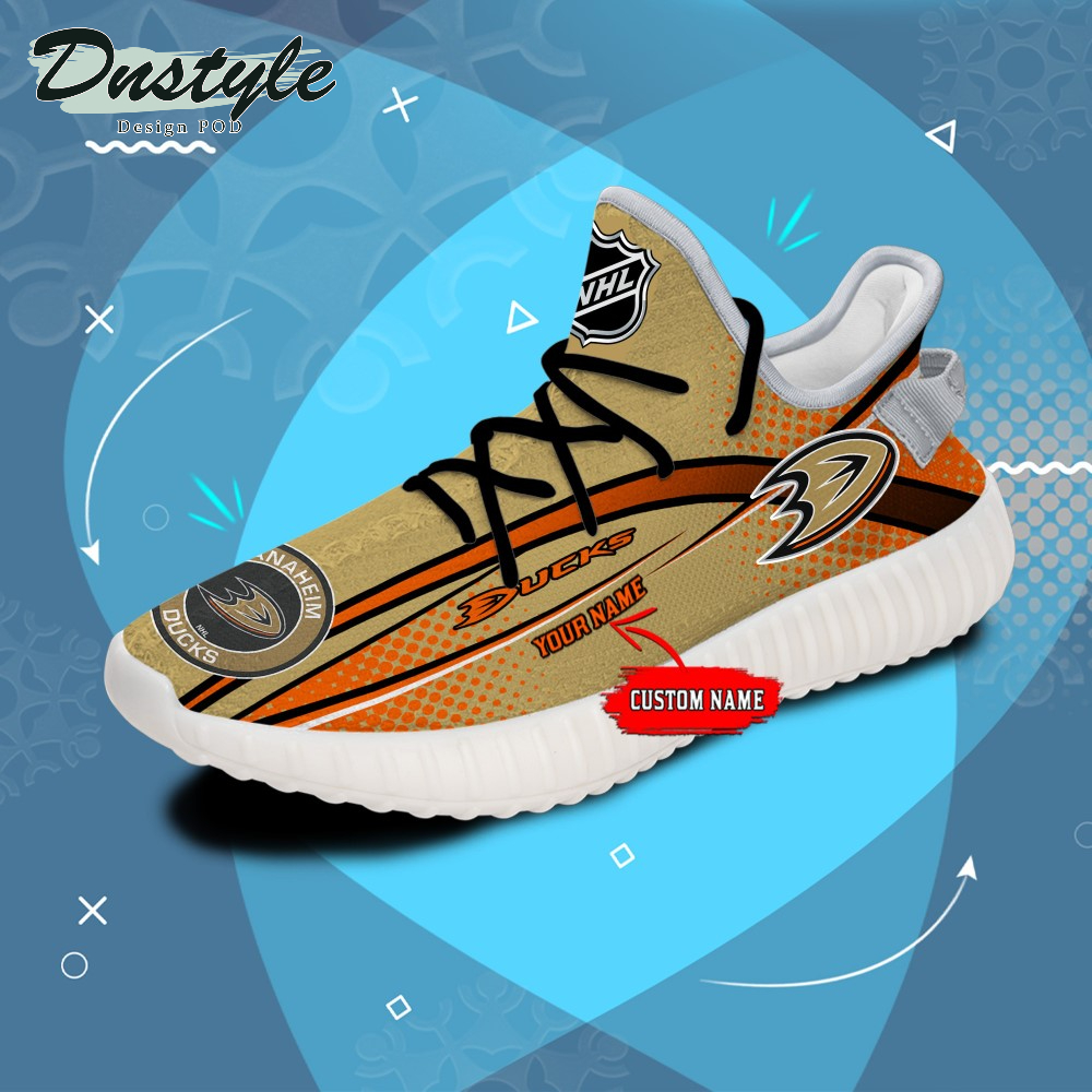 Anaheim Ducks Personalized Yeezy Boots Sneakers