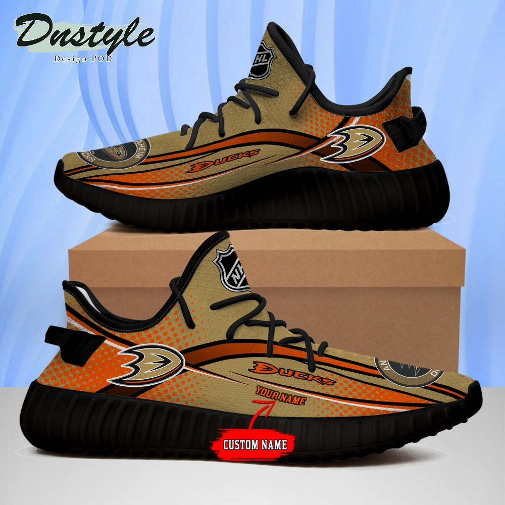 Anaheim Ducks Personalized Yeezy Boots Sneakers