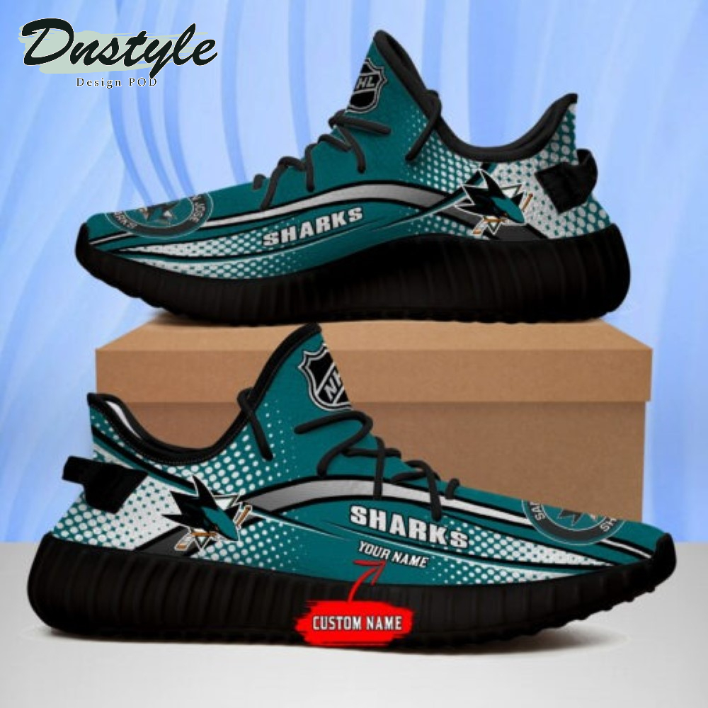 San Jose Sharks Personalized Yeezy Boots Sneakers