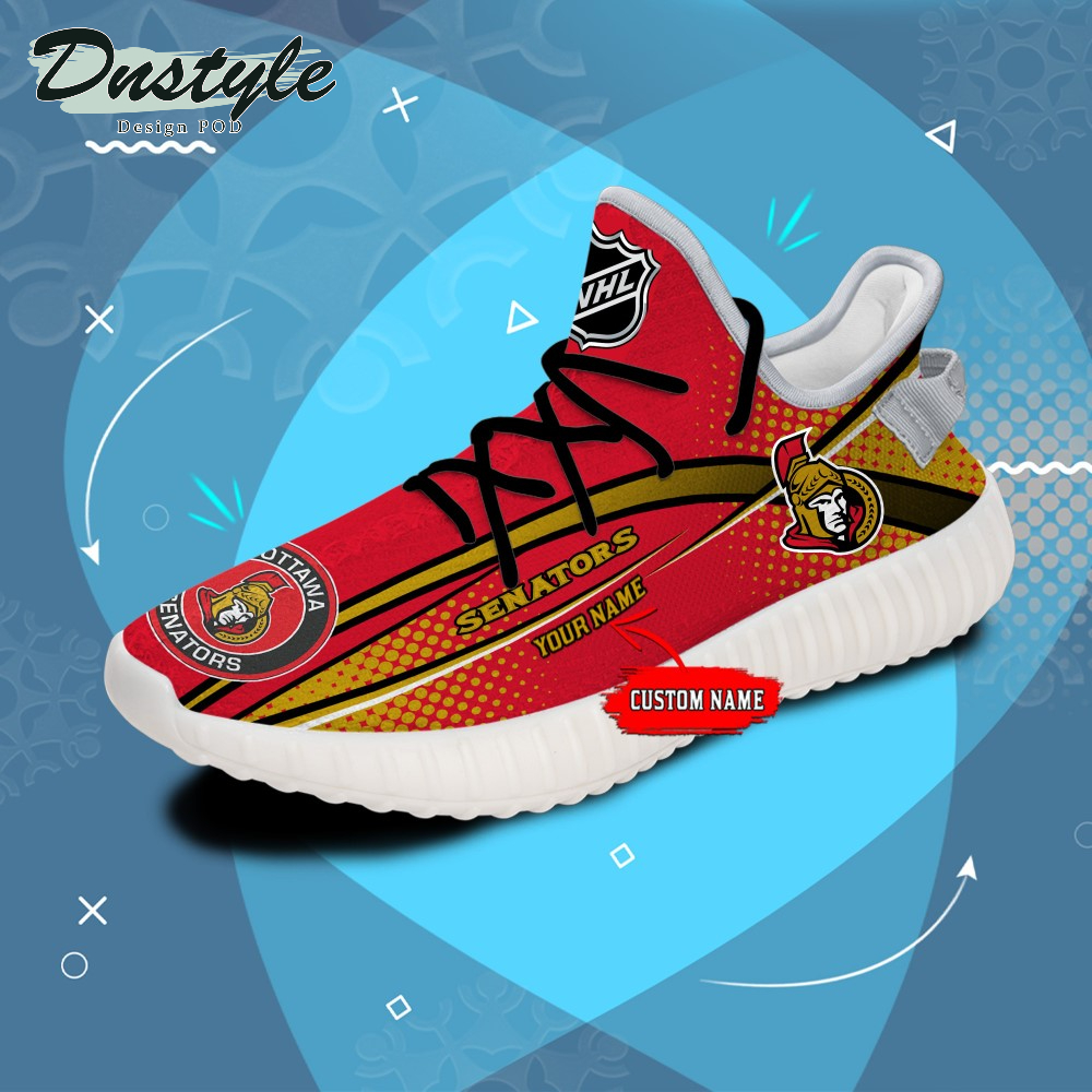 Ottawa Senators Personalized Yeezy Boots Sneakers