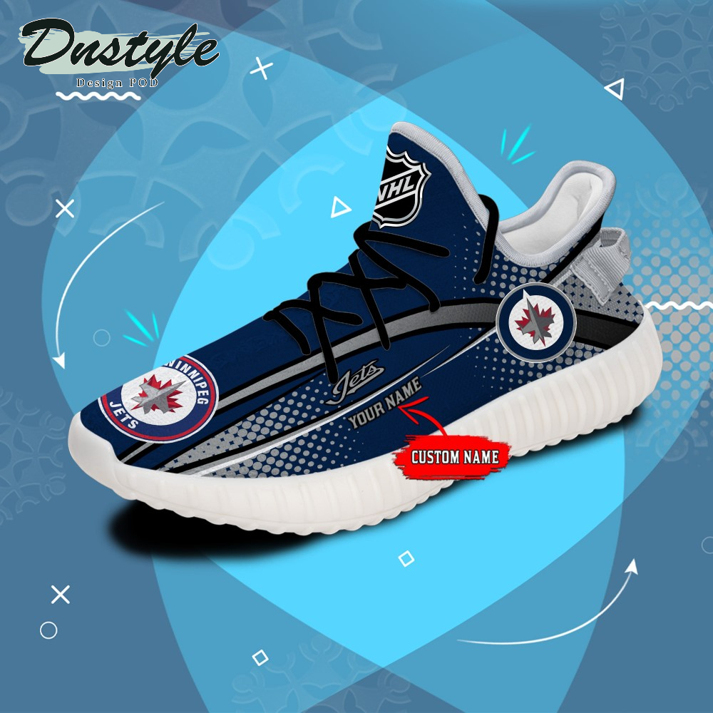 Winnipeg Jets Personalized Yeezy Boots Sneakers