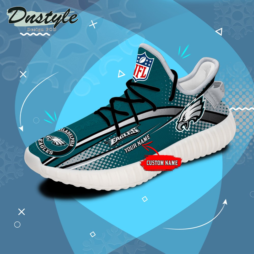 Philadelphia Eagles Personalized Yeezy Boots Sneakers