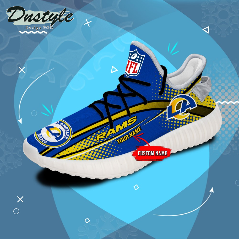 Los Angeles Rams Personalized Yeezy Boots Sneakers