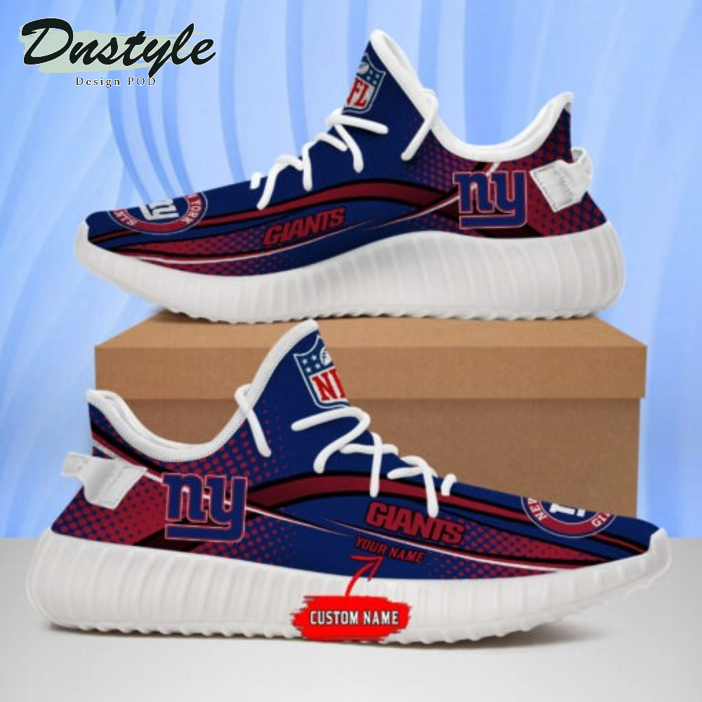 New York Giants Personalized Yeezy Boots Sneakers