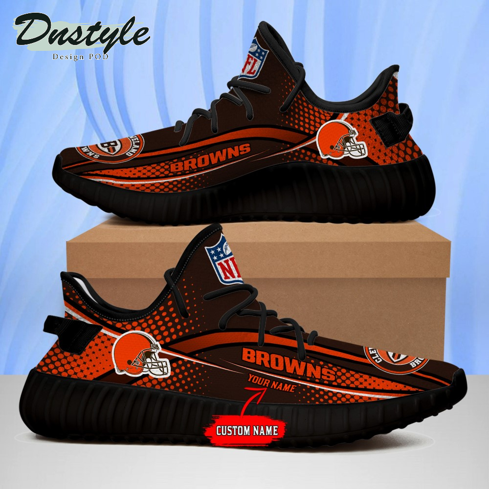 Cleveland Browns Personalized Yeezy Boots Sneakers