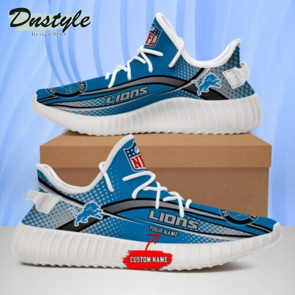 Detroit Lions Personalized Yeezy Boots Sneakers