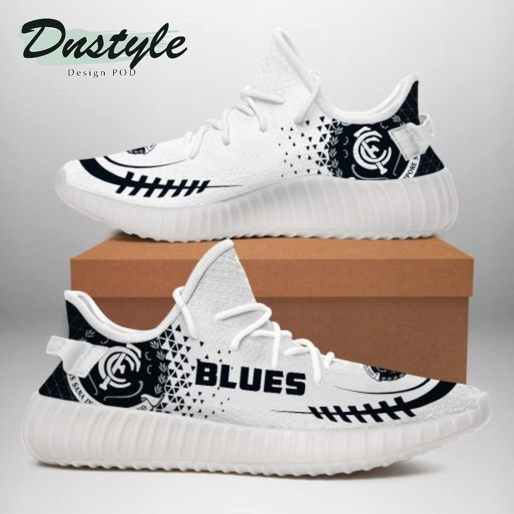 Carlton Blues AFL Yeezy Shoes Sneakers